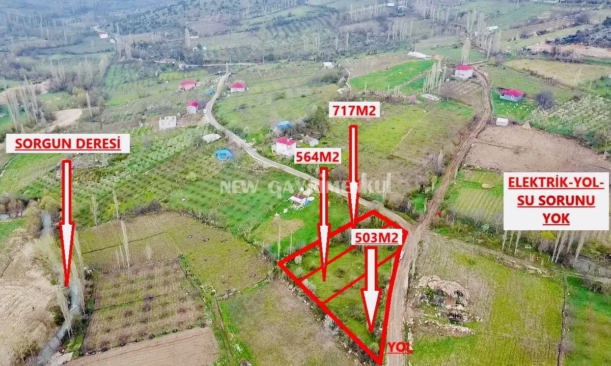 Sorgun’da Satılık 503 m² Arsa – Konut İmarlı