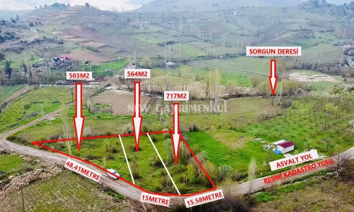 Sorgun’da Satılık 503 m² Arsa – Konut İmarlı