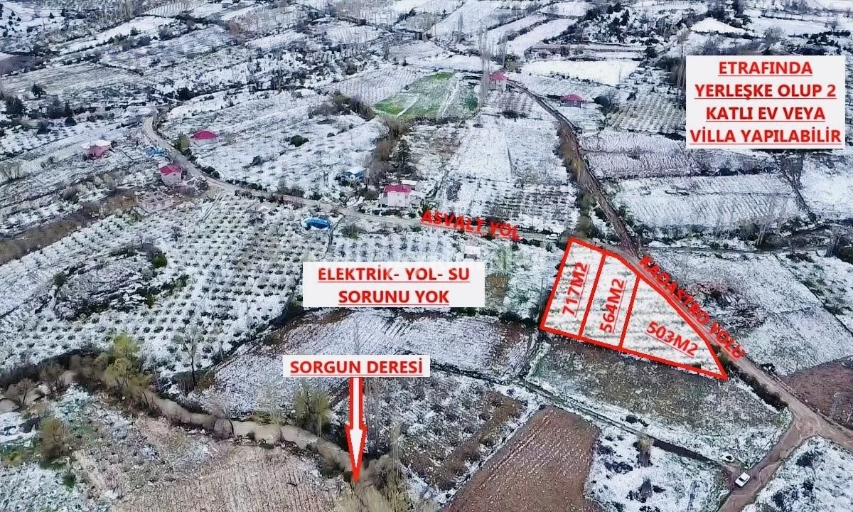 Sorgun’da Satılık 503 m² Arsa – Konut İmarlı