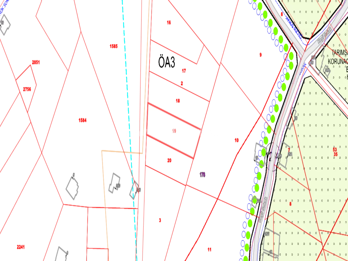 Tabiye’de Satılık 1.200 m² İmarlı Arsa | Otobana Yakın Değerli Yatırım Fırsatı